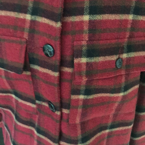 Herman Geist wool blend jacket. Pretty plaid. - Picture 2 of 6